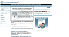 Desktop Screenshot of franchiseknowhow.com